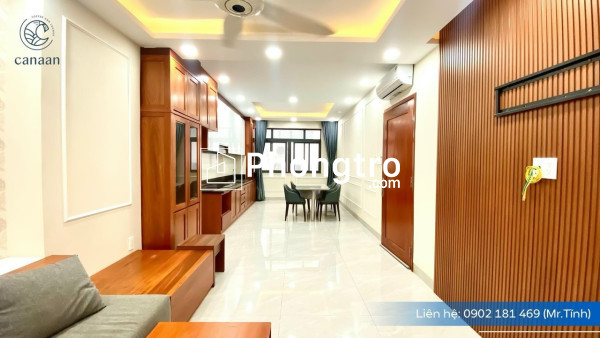Cho thuê căn hộ dịch vụ full nội thất cao cấp tại vạn phúc city, đường chính nguyễn thị nhung,