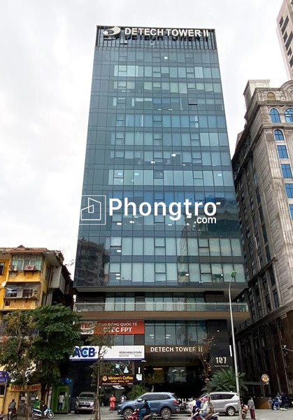 Cho thuê văn phòng 196m2, 500m2 tòa detech tower ii, nguyễn phong sắc, quận cầu giấy