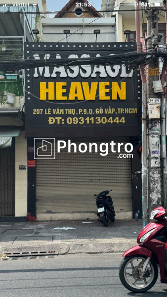 Sang cơ sở massage ở 207 lê văn thọ gò vấp.