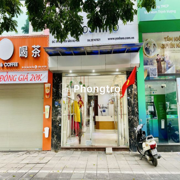 Cho thuê mặt bằng tầng 1 số 71 nguyễn văn huyên, cầu giấy, hà nội