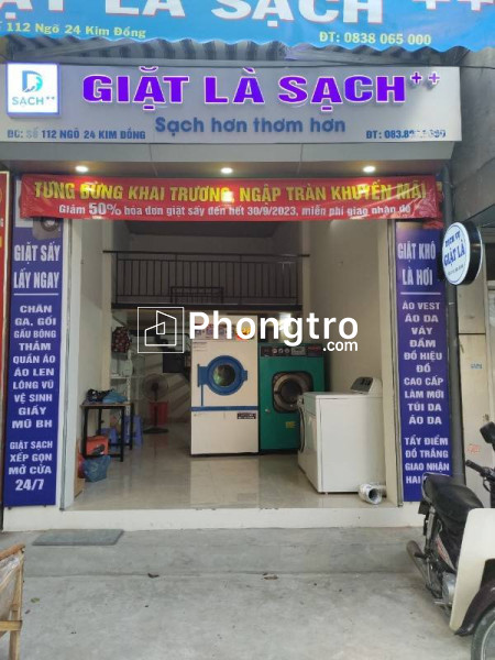 Chuyển nhượng cửa hàng giặt là địa chỉ: 112/24, đường kim đồng, phường giáp bát, quận hoàng mai,