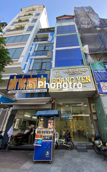 Cho thuê nhà mới đẹp mặt tiền nguyễn thiện thuật, p2, q3 thang máy