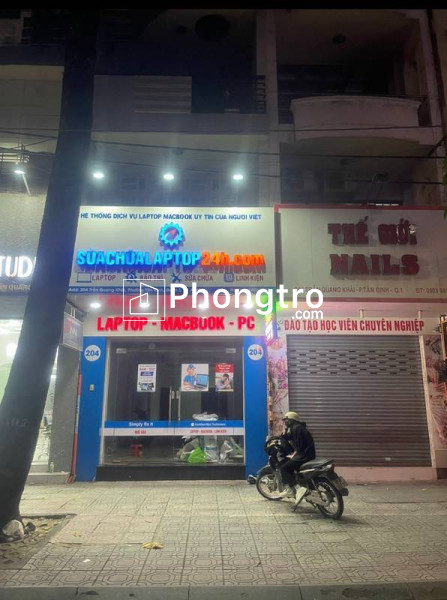 Chính chủ cho thuê nguyên căn mặt tiền 204 trần quang khải, quận 1