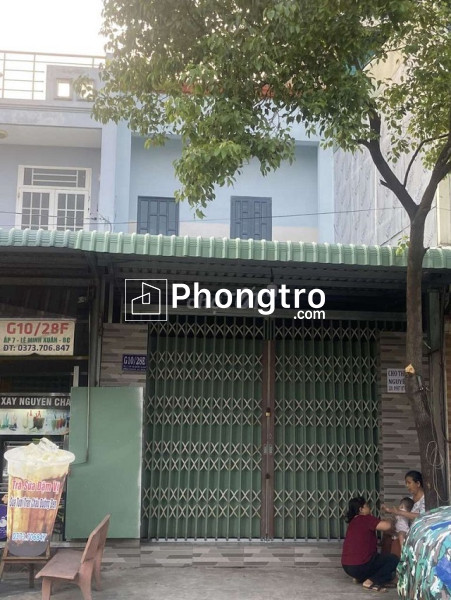 Cho thuê nhà nguyên căn mặt tiền đường kcn lê minh xuân 3