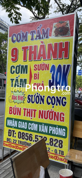Sang lại toàn bộ mặt bằng quán cơm tấm 22 trường sơn, p2 , q tân bình