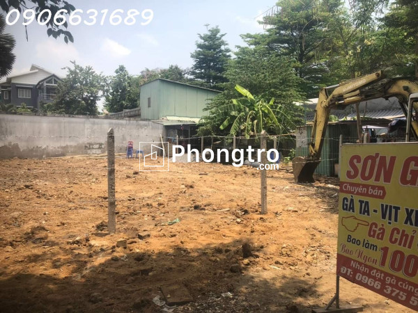 Chính chủ cho thuê đất xây nhà xưởng, văn phòng 220 m2 (12m x 20m), đường d3, quận 9